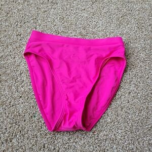 Sun Streak Neon Pink Bikini Bottoms